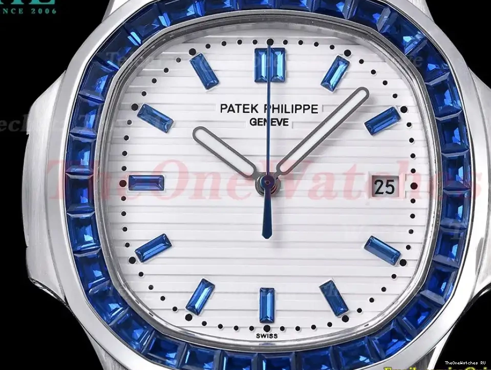 Nautilus Dial White SS MY8215 GDF Dia Bule SS 40mm 0325